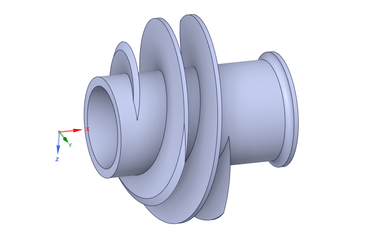 泵三维模型13:涡轮泵